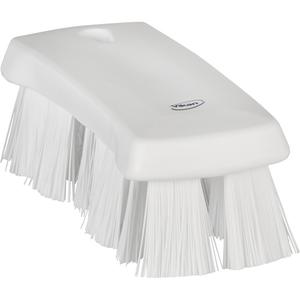 UST Hand Brush - Scrub/Machine, White, 6-9/10", Stiff, 1-1/2", Polypropylene & Polyester, 2-2/3", 2-1/5"