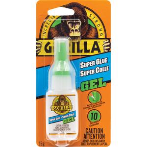 Super Glue Gel - 15 g, Bottle, Clear, '-65° to 220° F