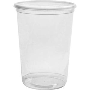 Magik 32 oz. Clear Deli Container without Lid - Round, Plastic