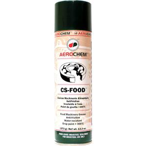 Aerochem CS-Food Anti-Friction Grease - 373 g, Aerosol Can, Tan, '-30°C to 260°C, NSF Approved