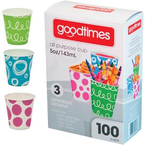 Disposable Cup - 5 oz., White, Paper, Package, 1200