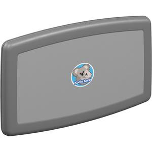 Koala Kare KB300 Horizontal Baby Changing Station - 20-3/4", 35-15/16", 4", 21-3/16", Grey, ASTM F2285-04(16)