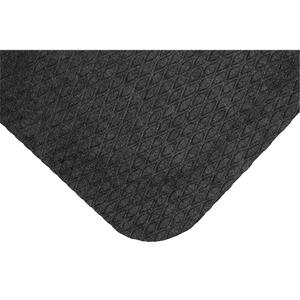 Hog Heaven Fashion Mat - 2', 3', 5/8", Black, Nitrile, Dry, Solid, Diamond