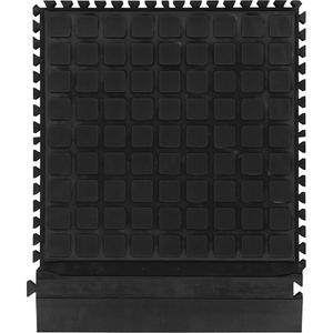 Hog Heaven III Comfort Modular Side Tile - 1-1/2', 1-4/5', 3/4", Black, Nitrile, Oily, Solid, Corrugated
