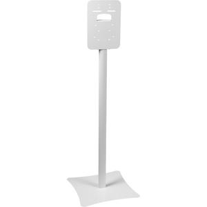 Pole Stand For Wall Dispenser - White Powder Coated Steel