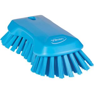 Hand Brush - Scrub, Blue, 9-1/10", Extra Stiff, '-4 to 176 °F, 212 °F, 4.3", 2.7"