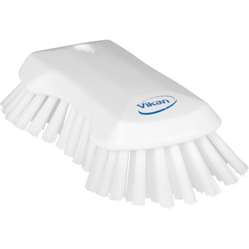 Hand Brush - Scrub, White, 9-1/10", Extra Stiff, '-4 to 176 °F, 212 °F, 4.3", 2.7"