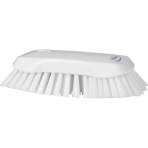 Hand Brush - Scrub, White, 9-1/10", Extra Stiff, '-4 to 176 °F, 212 °F, 4.3", 2.7" - Image 2