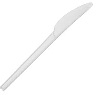 CPLA Compostable Knives - White, 6.5"