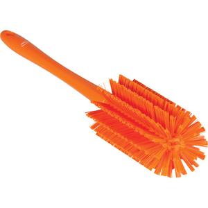 Medium Brush with Handle - Pipe, Orange, 17", Stiff, 3.1", 1.3"
