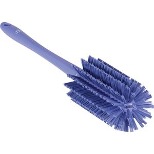 Medium Brush with Handle - Pipe, Purple, 17", Stiff, 3.1", 1.3"