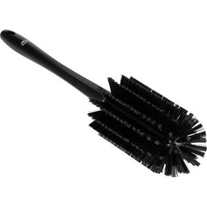 Medium Brush with Handle - Pipe, Black, 17", Stiff, 3.1", 1.3"