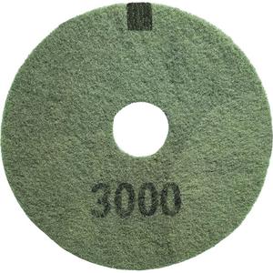 3000 Grit Floor Pad - Stripping/Scrubbing, 14", Black