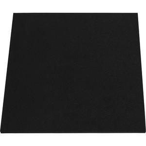 Galaxy Pro Tile Performance Athletic Flooring - 4' x 6', Black, Vulcanized 100% Recycled Rubber, 3/8", 5 Years