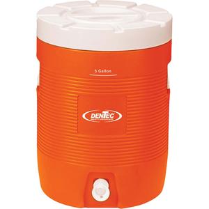 Industrial Drinking Cooler - 7.4 gal., Orange, 14", 19"