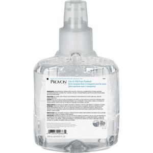 Provon® Clear & Mild Hand Soap - Foam, Plastic Cartridge, 1200 ml, Unscented, Provon® LTX-12™ Dispenser