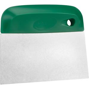 Flexible Stainless Steel Dough Cutter/Scraper - 4-1/2", 5-3/4", Green