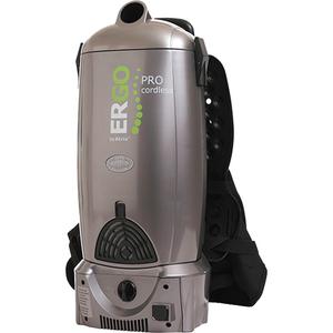 Ergo Pro Cordless Backpack Vacuum - Dry, 2 US Gal. (7.57 Litres), 4-Stage, 70 CFM, 1 Year Limited, 26 V, 300 W, 1.5"