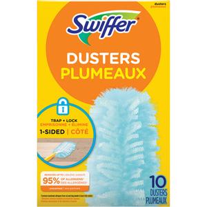 Dusters™ Cleaner Refill - Microfibre, Slip-On, 5", 3-1/2"
