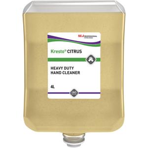 Kresto® Citrus Hand Cleanser - Cream, Plastic Cartridge, 4 L, Scented