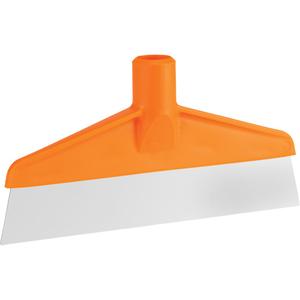 Table & Floor Scraper - 9-3/5", 1-1/5", Orange, 0.04", Polypropylene Stainless Steel (AISI 304), 4.9", 249.8 °F