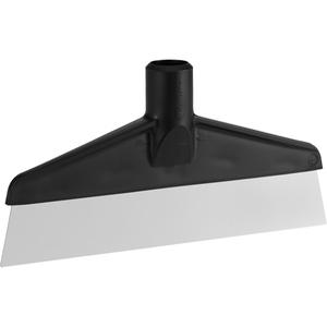 Table & Floor Scraper - 9-3/5", 1-1/5", Black, 0.04", Polypropylene Stainless Steel (AISI 304), 4.9", 249.8 °F