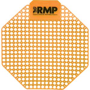 Splash-Free Urinal Screen - Citrus, Orange, 1 Year Limited