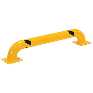 Low Profile Rack Guards - 4', 0.75', Yellow