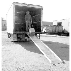 Aluminum Walk ramps with Perforated Traction Grip - 1000 lbs., 62", 26", 24", 16', APRON MOUNT MODELS, 21.5"