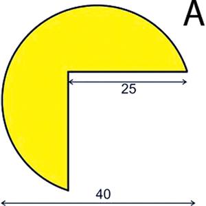 Soft Edge Flexible Warning & Protection Systems - 1 M, A