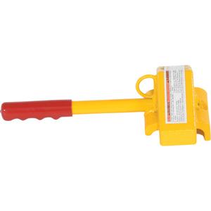 Single Rail Chock - 1, Steel, 10", 7 1/2", 4"