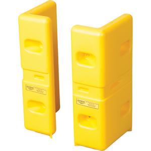 Small Corner Protectors - 10", 6", 21", Yellow, Polyethylene