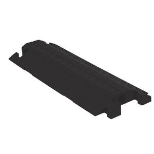 Linebacker® Cable Protector - 1, 36", 11.5", 1.6", 1.25", 1.25", 8500 lbs. (4.25 tons), 17000 lbs. (8.5 tons), T-connector, Polyurethane, Black