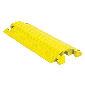 Linebacker® Cable Protector - 1, 36", 14.25", 3", 2.25", 2.25", 8500 lbs. (4.25 tons), 17000 lbs. (8.5 tons), T-connector, Polyurethane, Yellow