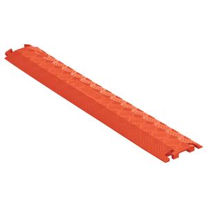 Fastlane® Cable Protector - 1, 36", 5.25", 0.75", 1.5", 0.5", 1050 lbs. (0.525 tons), 2100 lbs. (1.05 tons), L-connector, Polyurethane, Orange