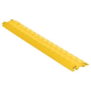Fastlane® Cable Protector - 1, 36", 5.25", 0.75", 1.5", 0.5", 1050 lbs. (0.525 tons), 2100 lbs. (1.05 tons), L-connector, Polyurethane, Yellow