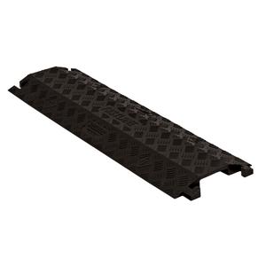 Fastlane® Cable Protector - 1, 36", 10.75", 1.5", 4", 1", 1050 lbs. (0.525 tons), 2100 lbs. (1.05 tons), L-connector, Polyurethane, Black