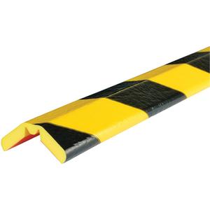 W Profile 5M Edge Protection Bumper Guard - 16.42', Black & Yellow