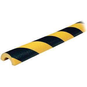 R30 Profile 5M Pipe Protection Bumper Guard - 2', Black & Yellow