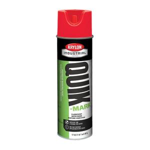 Industrial Overhead Marking Paint - Aerosol Can, Fluorescent Red, Fluorescent Orange, Fluorescent Green, 20 oz., 17 oz., Water-Based
