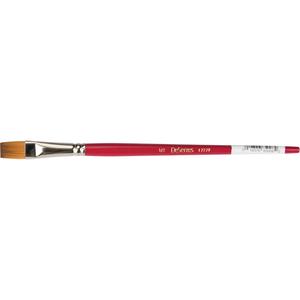 Flat Artist Brush - 1/2", Synthetic, Wood