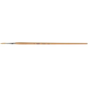 Pure White Bristle Round Marking Paint Brush - 5/32", White China, Wood, Point, 2, 3/4"