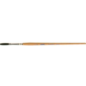 One Stroke Paint Brush - 1/8", Ox Hair, Wood, Flat, 1/8", 11/16"