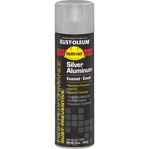 V2100 System Enamel Spray Paint - Aerosol Can, Silver/Aluminum, 15 oz., 14 oz., Gloss, Silver Aluminum, Equipment Orange, Safety Purple, Dove grey, 15 oz., Silver Aluminum, 5 years