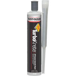 TurboKrete® All-Purpose Epoxy Repair - Cartridge/Tube, Grey, 9 oz., 9 oz., Light Gray, 24 months, TurboKrete ®