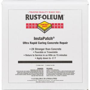 Concrete Saver® InstaPatch® Concrete Repair - Gallon, Grey, 1 gal., 2 years, 230 linear feet per activated gallon @ 1/4" wide and 1/4" deep