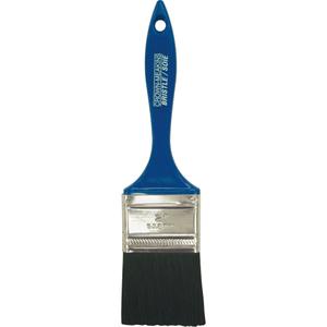 All-Purpose Paint Brush - 2", Plastic, Bristle, 7/16", 2-1/4", Flat Straight, Oil based paints, stains and varnishes, Blue, 8-1/2"