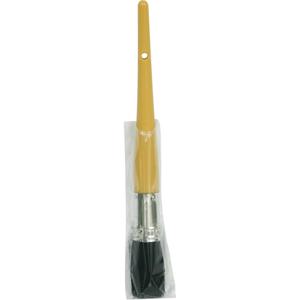 Oval Paint Brush - 21/32", Plastic, Bristle, 1-3/4", #4, 9-1/4", Flat, 1-3/4"