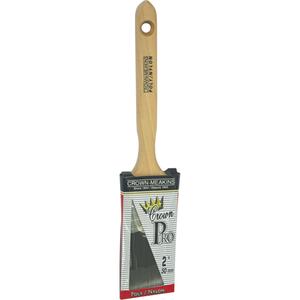 Angular Pro Paint Brush - 2", Wood, Poly/Nylon, 9/16", 2-3/4", Angular, All paints and coatings, 11-5/8", 2-3/4"