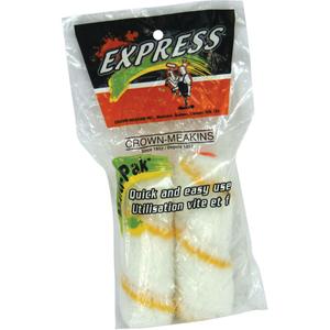 Perlon Trim Roller Cover - Pack Of Two - 101.6 mm (4"), 10 mm (3/8"), Perlon, Rough/Semi-Smooth/Smooth/Very Rough, Plastic, 3/4"